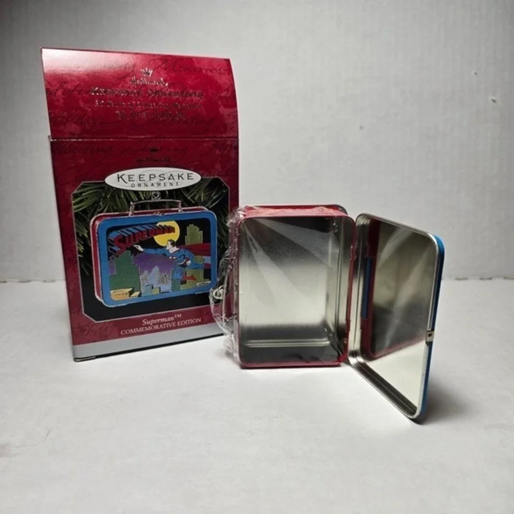 Hallmark Keepsake Superman Lunchbox Ornament Commemorative Man of Steel‎ NIB